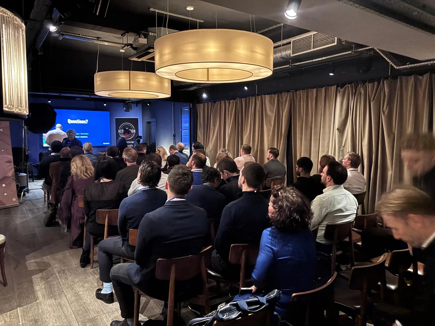 People gathered at a real TAC event